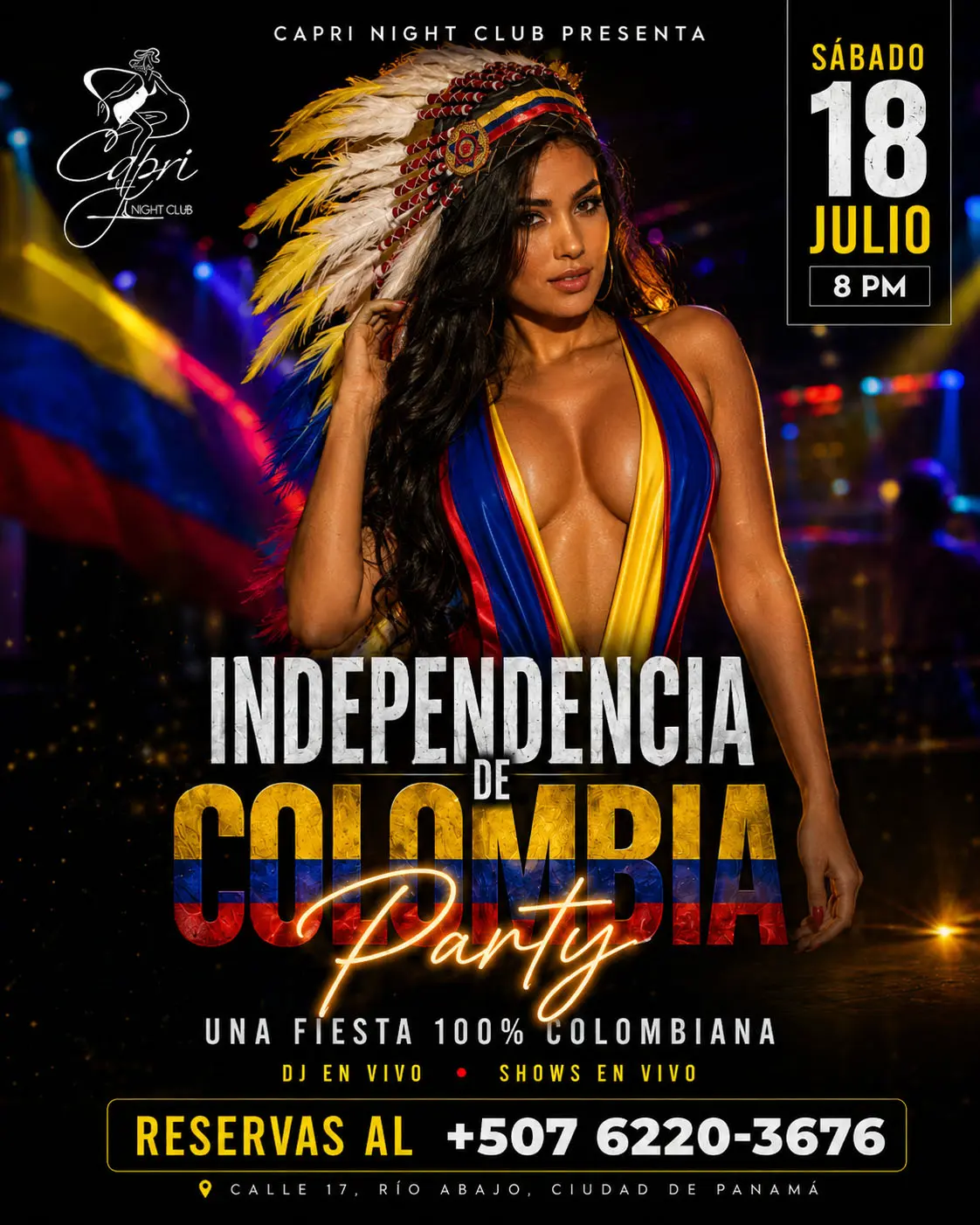 Evento del mes Capri Night Club